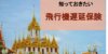 【重要】海外旅行時の飛行機遅延はチャンス？航空機遅延保険をご紹介！
