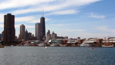 シカゴ　ミシガン湖