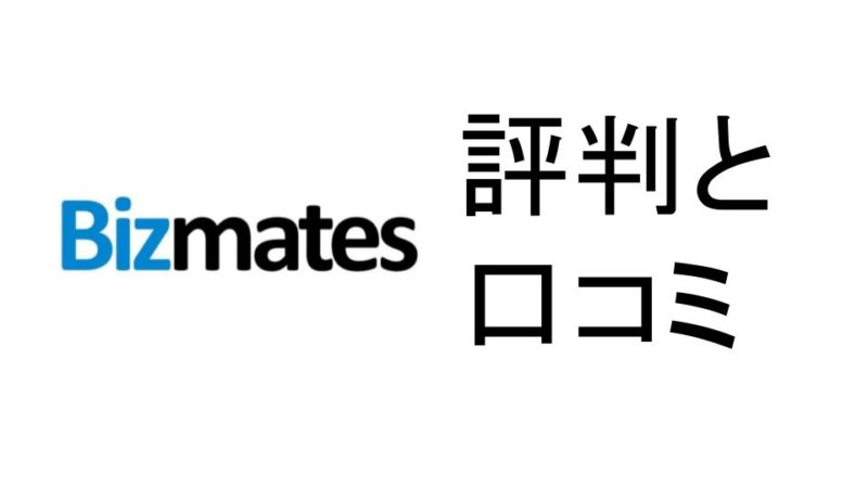 【辛口】ビズメイツの評判・口コミ どんな人におすすめ？ 強みを解説