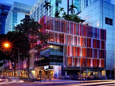 アマラホテルシンガポールの外観