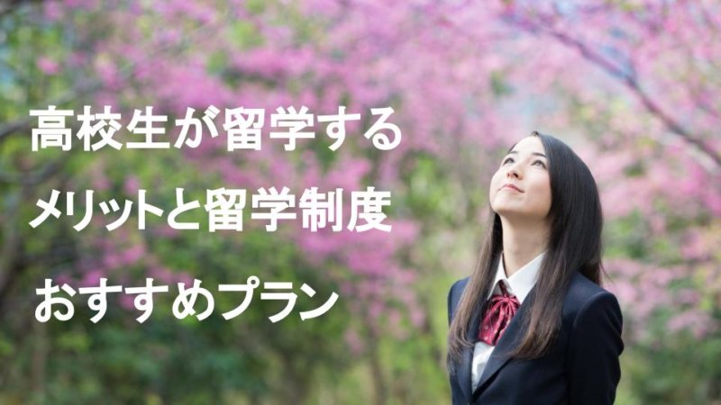 高校生が海外留学するメリットとおすすめプラン 高校のうちに使える留学制度