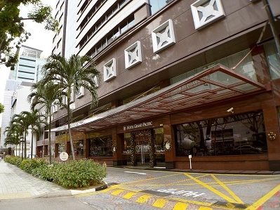 ホテルグランドパシフィックの外観